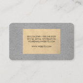 斑点2トーンカラーブロック 名刺 (裏面)