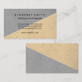 斑点2トーンカラーブロック 名刺 (正面/裏面)