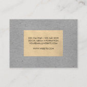 斑点2トーンカラーブロック 名刺 (裏面)