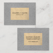 斑点2トーンカラーブロック 名刺 (正面/裏面)