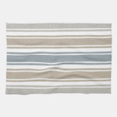 斑状の沿岸ストライプの キッチンタオル (横)