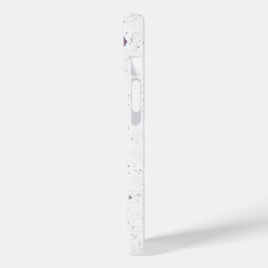 斑状の背景にボホの羽を付カスタムける Case-Mate iPhoneケース (裏面 / 左)