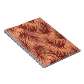 斑状の背葉景に赤茶色の ノートブック (右側)