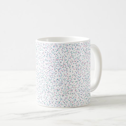 斑状カラフル春点 コーヒーマグカップ (正面右)
