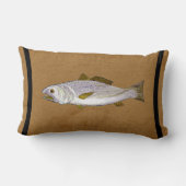 斑状トラウト腰部装飾用クッション ランバークッション (裏面)