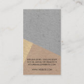 斑状モダンカラーブロックサロン椅子 名刺 (裏面)