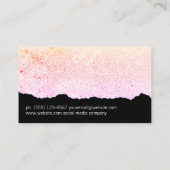 斑状モダン芸術的 名刺 (裏面)