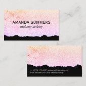 斑状モダン芸術的 名刺 (正面/裏面)