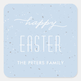 斑状卵イースターステッカー – 空 スクエアシール