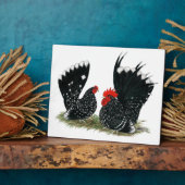 斑状日本のバンタムズ フォトプラーク (側面)