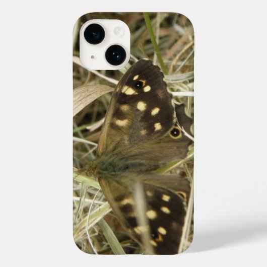 斑状木蝶 Case-Mate iPhoneケース (裏面)