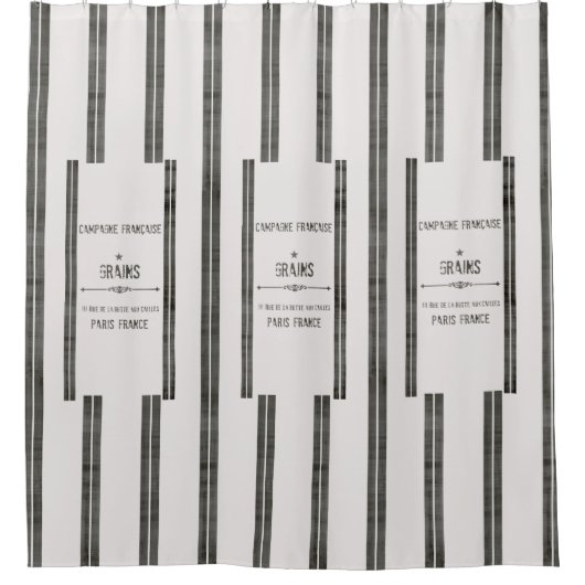 斑状粒フランスの袋シャワーカーテン シャワーカーテン (正面)