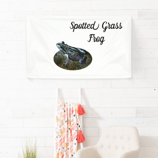 斑状草蛙、バナー 横断幕 (インサイチュ)