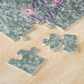 斑砂の赤い葉 ジグソーパズル (側面)