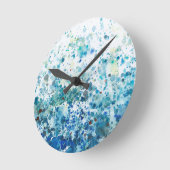 斑紋海一 ラウンド壁時計 (傾斜)