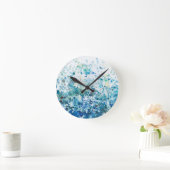 斑紋海一 ラウンド壁時計 (ホーム)