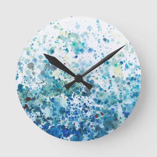斑紋海一 ラウンド壁時計 (正面)