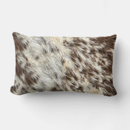 斑馬/フェイク牛の皮/動物の毛皮のイメージ ランバークッション