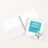 料パーソナライズされた空白の理帳 ノートブック (内部)