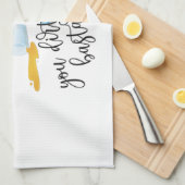 料理おもしろいデザイン キッチンタオル (四つ折り)