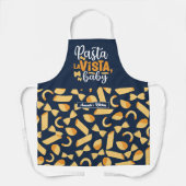 料理おもしろいパスタラビスタイタリアンフードパターン エプロン (正面)