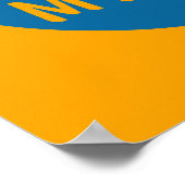 料理おもしろいマイキッチンMy Rulesレトロフードアート ポスター (角)