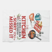 料理おもしろい引用文 キッチンタオル (横)