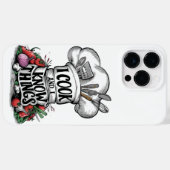 「料理が得意で、知っていることもある」おもしろ料理Tシャツ Case-Mate iPhoneケース (裏面 (横))