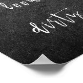 料理が私を見ている汚れたキッチンの看板 ポスター (角)