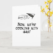 料理とガス カード (黄色い花)