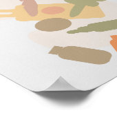 料理とキッチンテーマポスター ポスター (角)