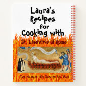 料理とセントローレンス・オブ・ローマ(M 022)レシピ ノートブック (裏面)