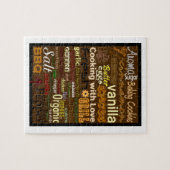 料理とラブワードアートパズル ジグソーパズル (横)