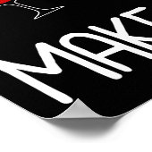 料理とワインですべてを素晴らし作る ポスター (角)