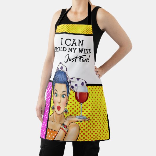 料理とワインのユーモア エプロン (インサイチュ)