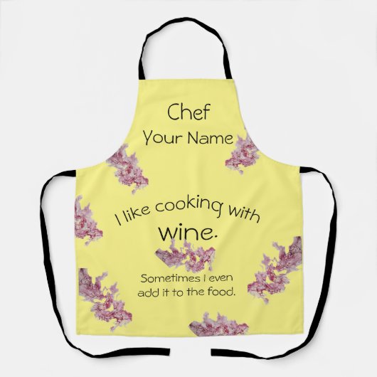 料理とワイン エプロン (正面)