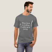 料理と食事の基本ダークTシャツ Tシャツ (正面フル)