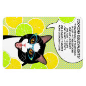 料理に相当するキッチンキャットヘルパー マグネット (横)