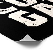 料理のおもしろいギャングのワードアート ポスター (角)