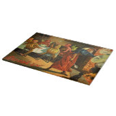 料理のハロウィンの魔法使い カッティングボード (角)