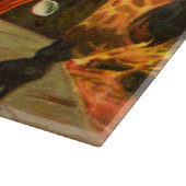 料理のハロウィンの魔法使い カッティングボード (角)