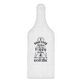 料理のベーキングの台所きたなくおもしろいなユーモアの発言 カッティングボード (正面)