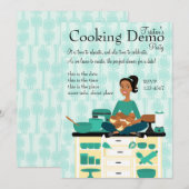 料理の先生 招待状 (正面/裏面)