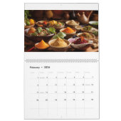 「料理の喜び – 美食の旅」 カレンダー (2月 2026)