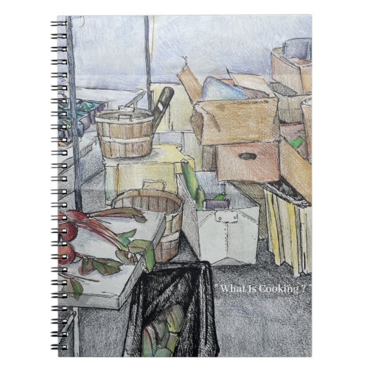 「料理の秘密」ノートブック ノートブック (正面)