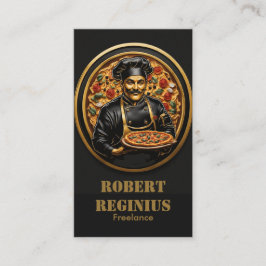 料理の芸術性：ピザシェフカパンク2980 名刺