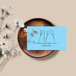 料理の道具ベーカリー自家製フードブルー 名刺