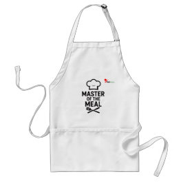 "料理の達人" 大人用エプロン | おもしろいシェフギフト スタンダードエプロン