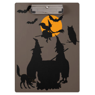 料理の醸造最高のハローウィンパーティ クリップボード