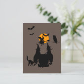 料理の醸造最高のハローウィンパーティ ポストカード (スタンド正面)